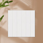 Solid color 3D embossed wall panel waterproof foam interior wall tile