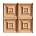 Glam peel and stick wall covering made of foam with 3D embossed panel