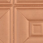Glam peel and stick wall covering made of foam with 3D embossed panel