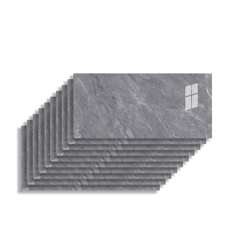 10 Pack 12" X 23" PVC rectangular Peel & Stick field tile kitchen and bathroom back paneling