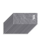10 Pack 12" X 23" PVC rectangular Peel & Stick field tile kitchen and bathroom back paneling