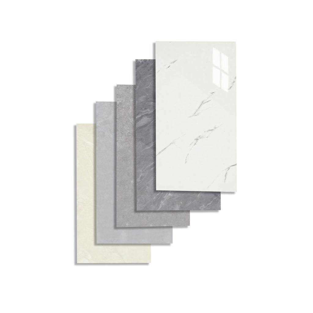 10 Pack 12" X 23" PVC rectangular Peel & Stick field tile kitchen and bathroom back paneling