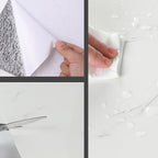 10 Pack 12" X 23" PVC rectangular Peel & Stick field tile kitchen and bathroom back paneling