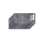 5 Pack 12" X 23" PVC Peel & Stick Subway Tiles Rectangular Kitchen and Bathroom Backsplash