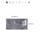 5 Pack 12" X 23" PVC Peel & Stick Subway Tiles Rectangular Kitchen and Bathroom Backsplash