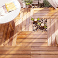 Parquet Pine Floor Tile Waterproof Click Lock Traditional Hardwood Floor for Living Room