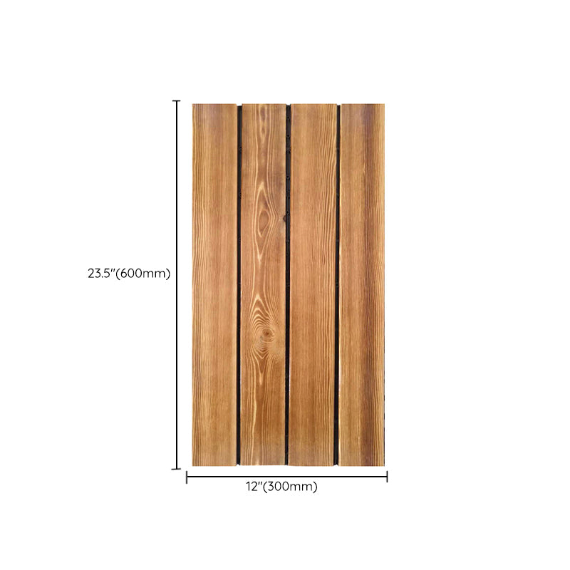 Parquet Pine Floor Tile Waterproof Click Lock Traditional Hardwood Floor for Living Room