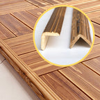 Pine Floor Tile Water Resistant Click-Lock Traditional Wood Floor for Living Room