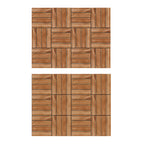 Pine Floor Tile Water Repellent Click-Lock Traditional Wood Floor for Living Room
