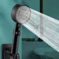 Contemporary Shower Head Handheld Shower Wall Mount Round Plastic Shower Head Combo