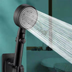 Contemporary Shower Head Handheld Shower Wall Mount Round Plastic Shower Head Combo