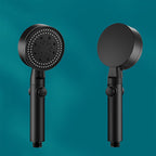 Contemporary Shower Head Handheld Shower Wall Mount Round Plastic Shower Head Combo