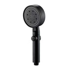 Contemporary Shower Head Handheld Shower Wall Mount Round Plastic Shower Head Combo