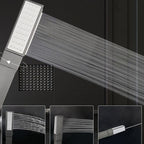 Contemporary Showerhead Solid Color Plastic Handheld Showerhead