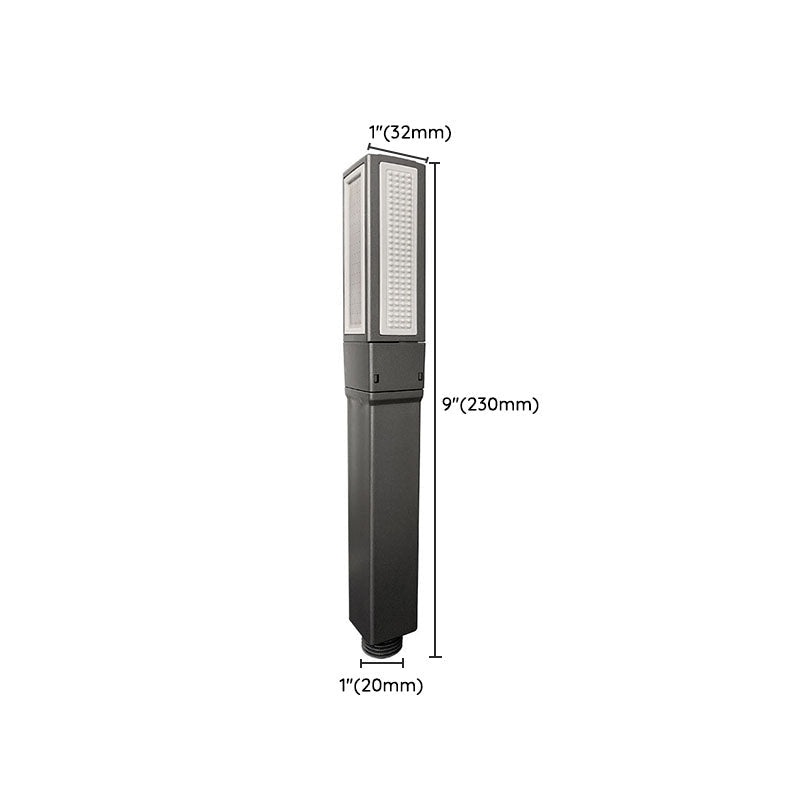 Contemporary Showerhead Solid Color Plastic Handheld Showerhead
