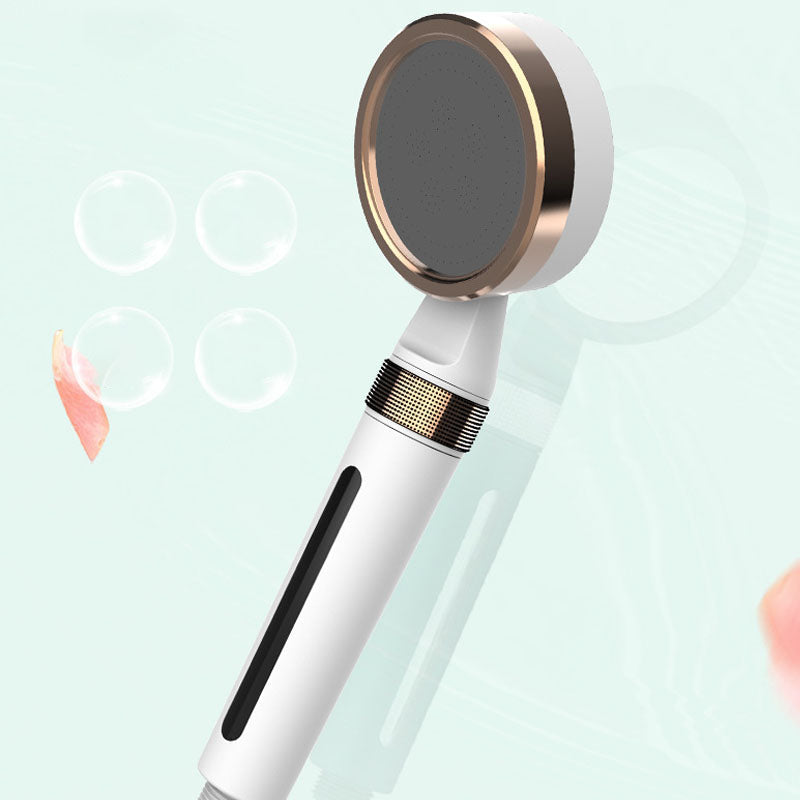 Modern Plastic Showerhead Water Filtration Round Hand Shower