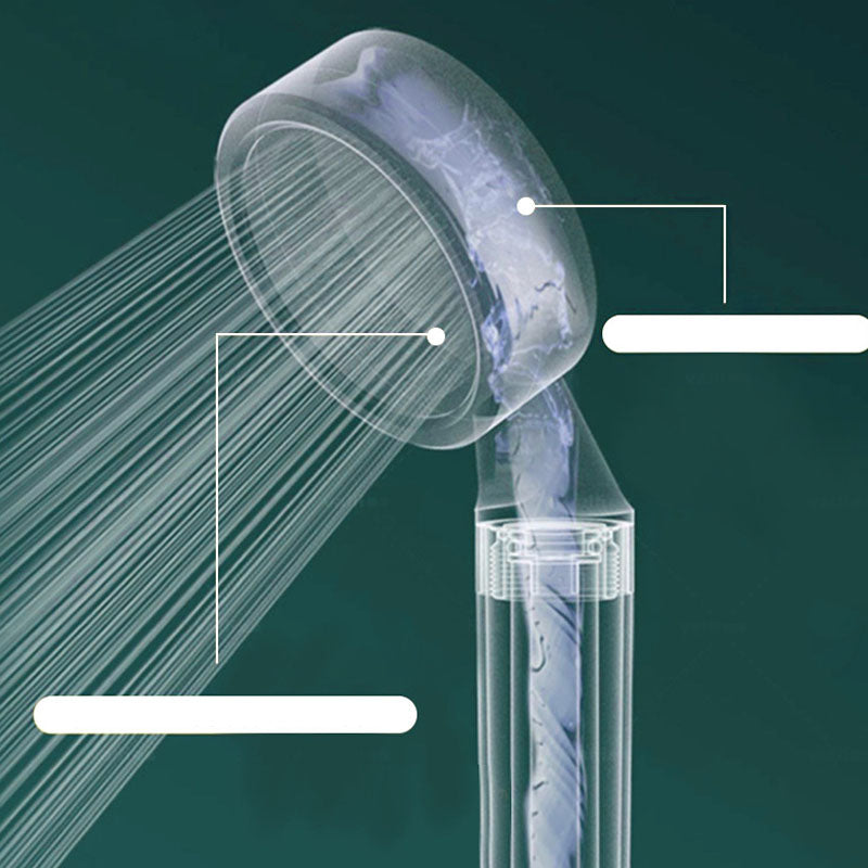 Modern Plastic Showerhead Water Filtration Round Hand Shower