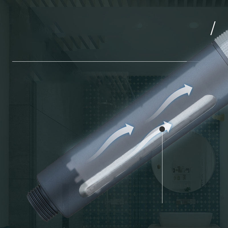Modern Plastic Showerhead Water Filtration Round Hand Shower