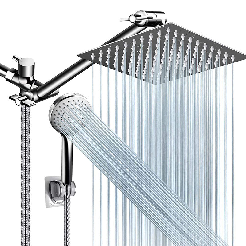 Modern shower combination spray 5 setting patterns handheld shower head with large shower head