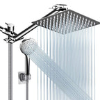 Modern shower combination spray 5 setting patterns handheld shower head with large shower head