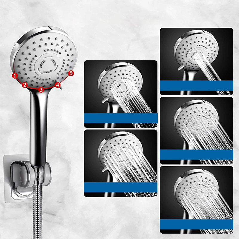 Modern shower combination spray 5 setting patterns handheld shower head with large shower head