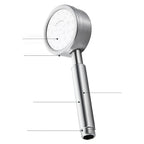 Metal Handheld Showerhead Modern Solid Color Round Showerheads