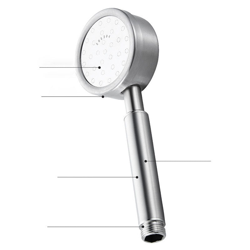 Metal Handheld Showerhead Modern Solid Color Round Showerheads