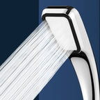 Traditional handheld shower head metal hand shower with square shape