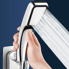 Traditional handheld shower head metal hand shower with square shape