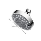 Bathroom Showerhead Wall Mounted Rain Spray Stainless Steel Adjustable Model Showerhead