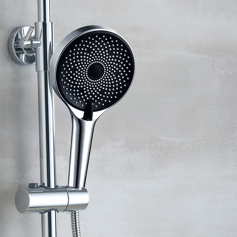 3 Sprays Shower Head Wall Mount Adjustable Spray Pattern Handheld Shower