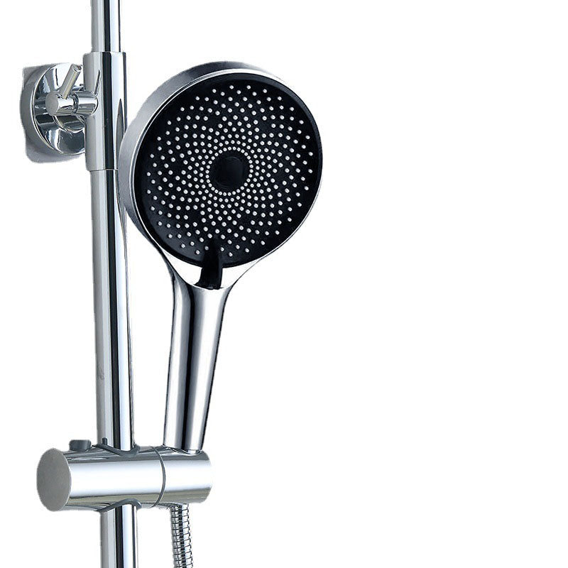 3 Sprays Shower Head Wall Mount Adjustable Spray Pattern Handheld Shower