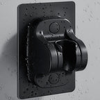 3 Sprays Shower Head Wall Mount Adjustable Spray Pattern Handheld Shower
