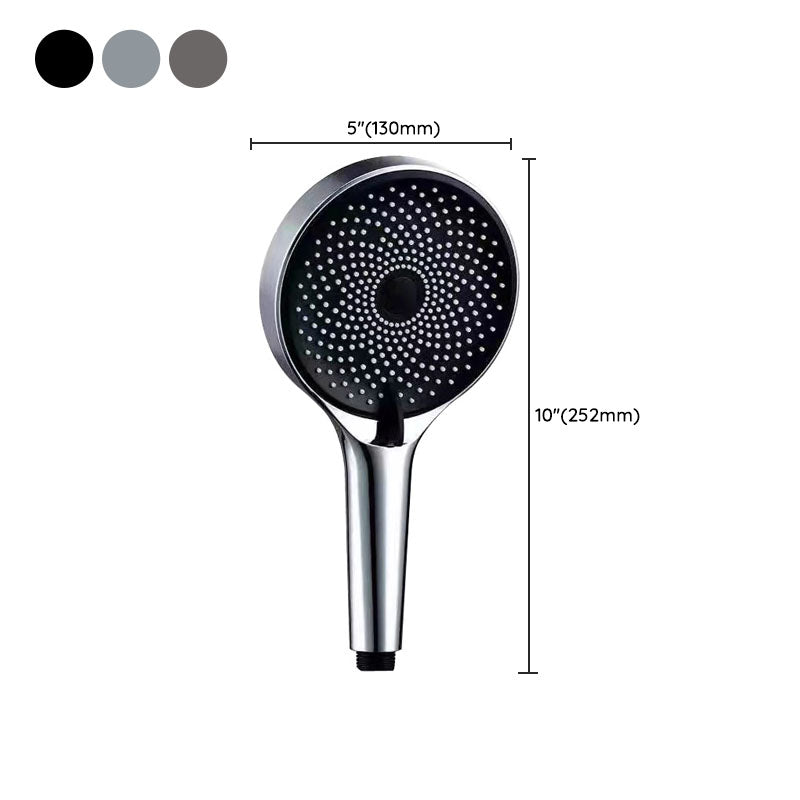3 Sprays Shower Head Wall Mount Adjustable Spray Pattern Handheld Shower