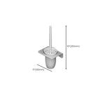 White contemporary bathroom accessory set stainless steel aluminum bathroom set