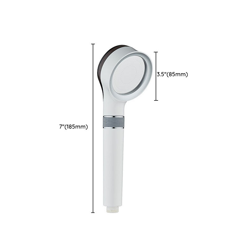 Modern Plastic Showerhead Water Filtration Round Hand Shower