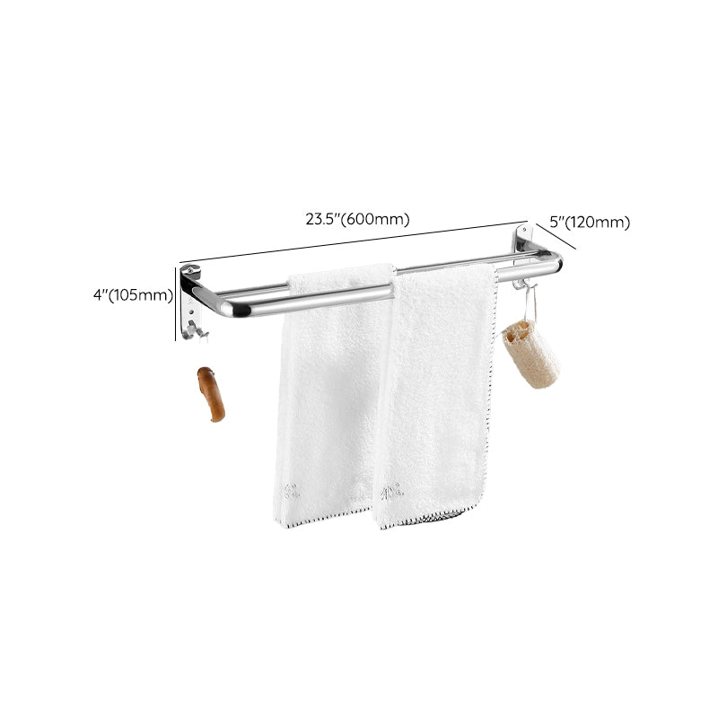 Modern Bathroom Set with Bathroom Shelf/Towel Bar Polished Chrome Bathroom Accessory Set