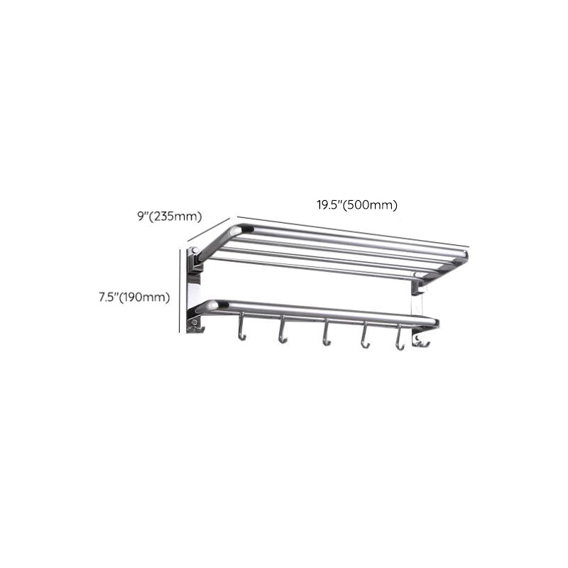 Modern Bathroom Set with Bathroom Shelf/Towel Bar Polished Chrome Bathroom Accessory Set