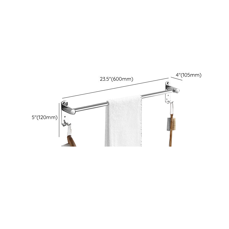 Modern Bathroom Set with Bathroom Shelf/Towel Bar Polished Chrome Bathroom Accessory Set