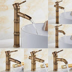 Brass Country Basin Tap Single Hole Sink Faucet for Bathroom