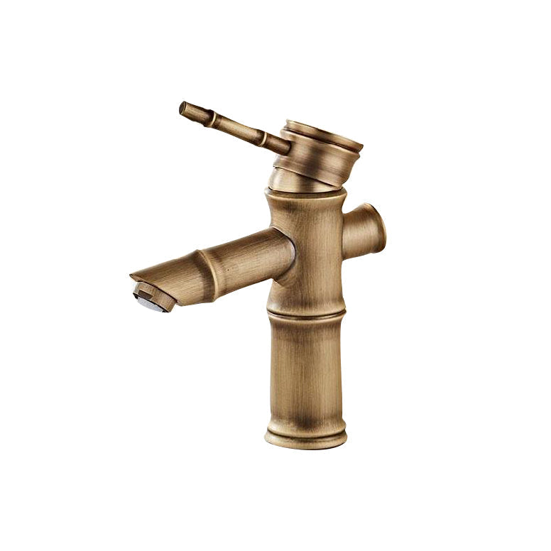 Brass Country Basin Tap Single Hole Sink Faucet for Bathroom