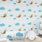 Modern Cartoon Wall Covering Peel and Stick Wall Ceiling for Bedroom