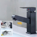 Lever handle faucet Contemporary pull-out faucet for the bathroom