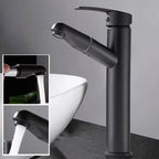 Lever handle faucet Contemporary pull-out faucet for the bathroom