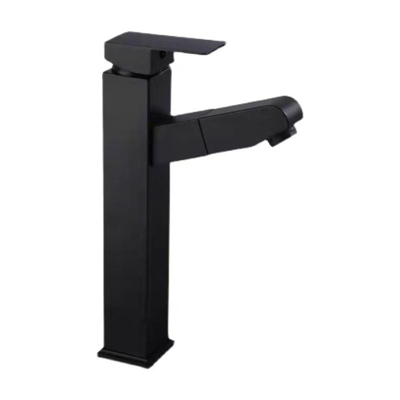 Lever handle faucet Contemporary pull-out faucet for the bathroom