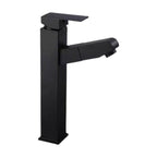 Lever handle faucet Contemporary pull-out faucet for the bathroom