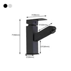 Lever handle faucet Contemporary pull-out faucet for the bathroom