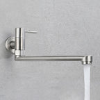 Kitchen faucet pot filling valve single handle swivel stainless steel kitchen faucet