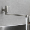 Kitchen faucet pot filling valve single handle swivel stainless steel kitchen faucet