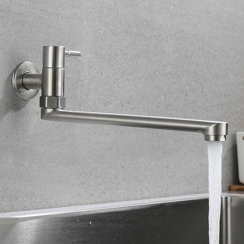 Kitchen faucet pot filling valve single handle swivel stainless steel kitchen faucet